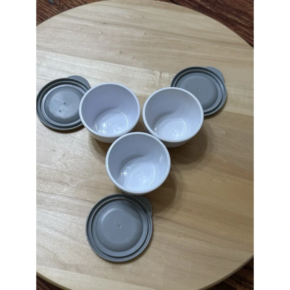 Nuby Mighty Blender Replacement Parts Food Storage Cups with Lids 2 oz Food Prep
